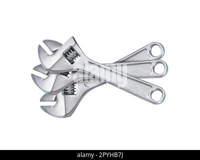 Wrench isolated on white background Stock Photo