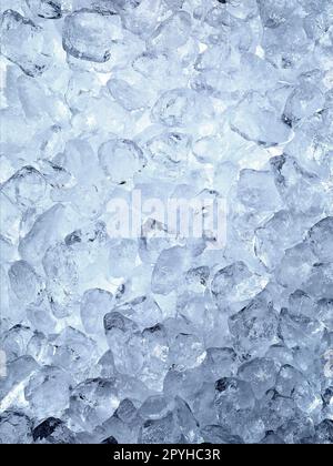 Ice cubes background Stock Photo