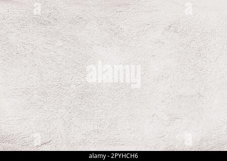Empty concrete wall covering by white plaster. Stock Photo