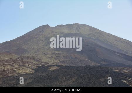 Volcanic landscape in El Teide National Park on Tenerife, Spain Stock Photo