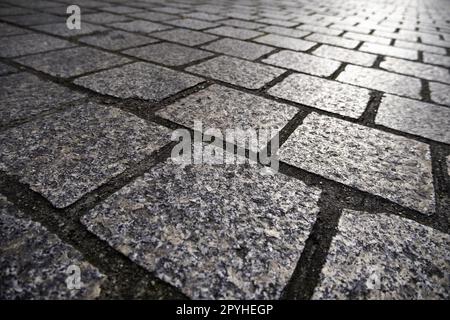 Old cobblestone floor Stock Photo
