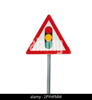 Traffic lights sign close up Stock Photo - Alamy