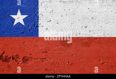 Country flag painted on the wall Stock Photo