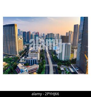 Buildings photo, modern, city geometric simple vector Stock Vector