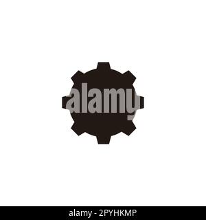 Tool, iron geometric symbol simple logo vector Stock Vector