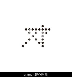 Star, circles geometric symbol simple logo vector Stock Vector
