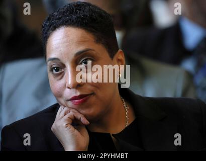 FILE - St. Louis Circuit Attorney Kim Gardner Sits Behind Her Attorneys ...