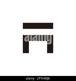 Letter Fn square geometric symbol simple logo vector Stock Vector Image ...