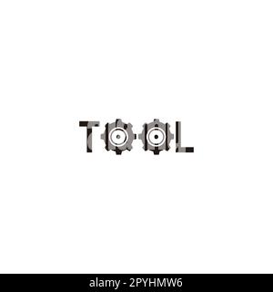 Tool, icon geometric symbol simple logo vector Stock Vector