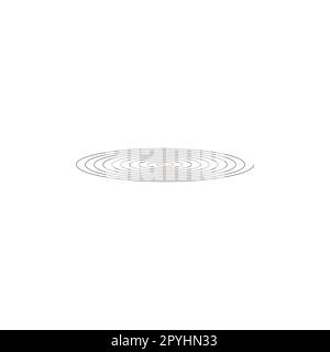 spiral, rounded, epic geometric symbol simple logo vector Stock Vector