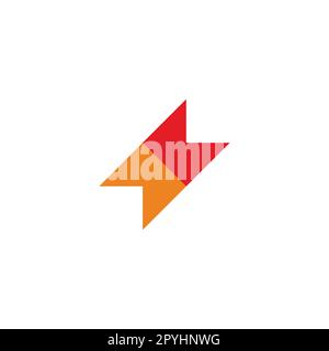 Letter G ribbon, fold geometric symbol simple logo vector Stock Vector