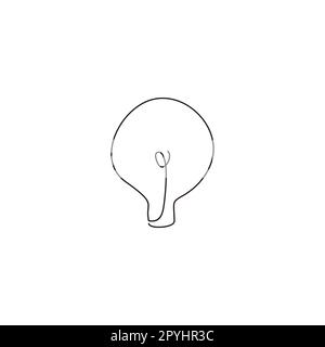 Lamp, line geometric symbol simple logo vector Stock Vector