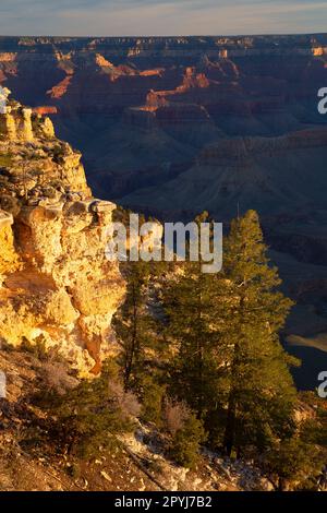 South Rim view near Yaki Point, Grand Canyon National Park, Arizona Stock Photo