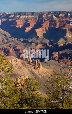 South Rim view near Yaki Point, Grand Canyon National Park, Arizona Stock Photo