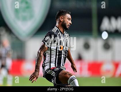 Belo Horizonte, Brazil, 03th May, 2023. Nathan of Atletico Mineiro, during the match between Atletico Mineiro and Alianza Lima (PER), for the 3st round of Group G of Libertadores 2023, at Arena Independencia, in Belo Horizonte, Brazil on May 03. Photo: Gledston Tavares/DiaEsportivo/Alamy Live News Stock Photo