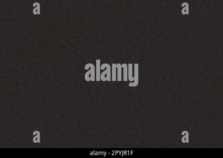 Black cotton fabric, closeup macro detail made into seamless tileable pattern, image width 20cm Stock Photo