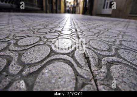 Old cobblestone floor Stock Photo