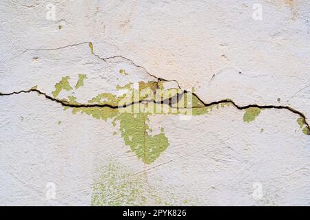 Crack on the wall Stock Photo