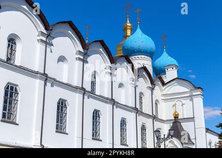 Cathedral of the Annunciation in the Kazan Kremlin. Orthodox church, a monument of Russian architecture of the 16th century Stock Photo