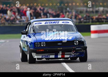 Jake Hill, Ford Capri 3 litre S, Gordon Spice Trophy, Final for Group 1 saloon cars that raced in the years 1970 to 1982, run with two twenty minute h Stock Photo