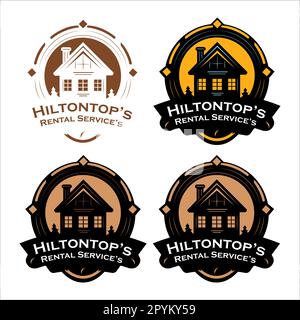 house logo is a symbol of our commitment to excellence in the field of home services Stock Vector