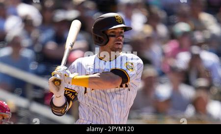 Brett Sullivan Rays San Diego Padres' Brett Sullivan runs after flying out while batting ...