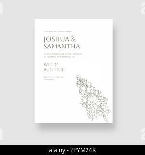 Vector invite for a private event Stock Vector