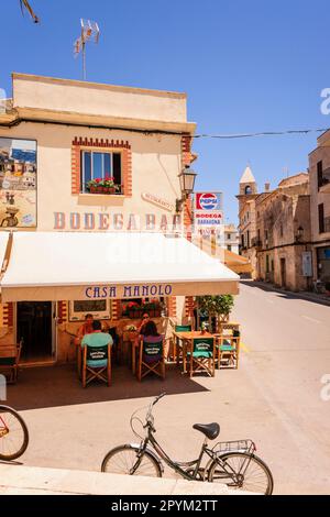 Bodega Can Barahona, - Can Manolo-, Ses Salines, comarca de Migjorn,Mallorca,Islas Baleares, Spain. Stock Photo