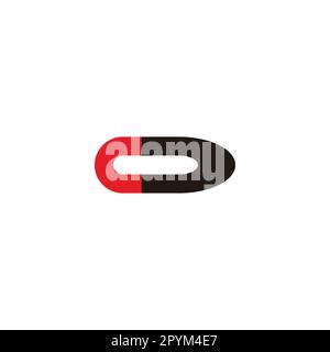 Letter C bullet geometric symbol simple logo vector Stock Vector