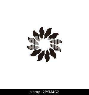 Root, letter o geometric symbol simple logo vector Stock Vector