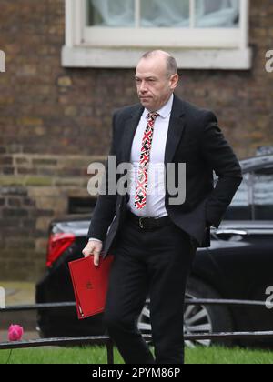 London, UK. 2nd May, 2023. Chris Heaton-Harris, Secretary of State for Northern Ireland arrives for the Cabinet Meeting Downing Street No 10. Stock Photo