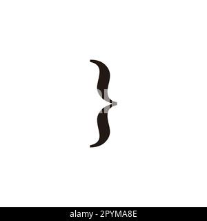 Arrow, geometric symbol simple logo vector Stock Vector