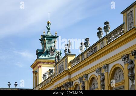 Wilanow Palace in Warsaw Poland Stock Photo