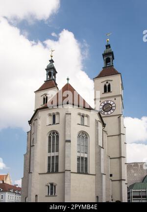 The Neupfarrkirche in Regensburg (Bavaria) Germany Stock Photo