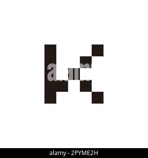 Letter j stairs, squares geometric symbol simple logo vector Stock ...