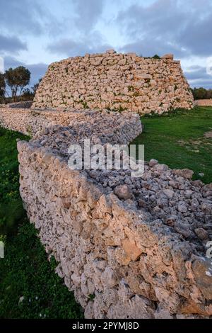 Trepucó, talayotic settlement, Maó, Menorca, Balearic Islands, Spain Stock Photo