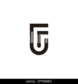 Letter r in G shield geometric symbol simple logo vector Stock Vector