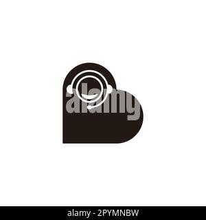 Letter D service, call geometric symbol simple logo vector Stock Vector