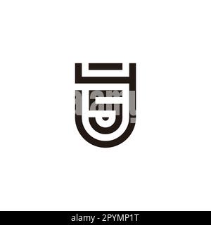 Letter s in y, shield geometric symbol simple logo vector Stock Vector