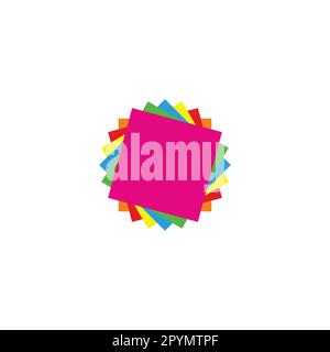 papers, background, creative geometric symbol simple logo vector Stock Vector