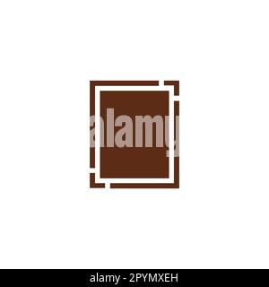 Figure, line arrow geometric symbol simple logo vector Stock Vector