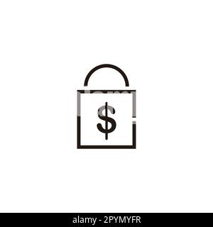 Letter C bug, business geometric simple symbol logo vector Stock Vector