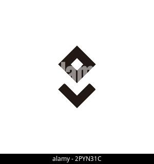 letter s slice arrow simple geometric logo vector Stock Vector Image ...