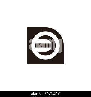 Number 3 in file, circle geometric symbol simple logo vector Stock Vector