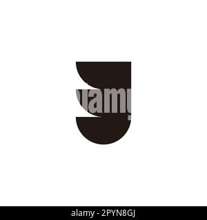 Number 3 shield geometric simple symbol logo vector Stock Vector