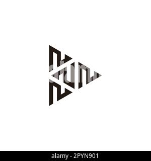 Letters S, triangles geometric simple symbol logo vector Stock Vector ...