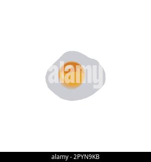 Egg, cooking geometric symbol simple logo vector Stock Vector