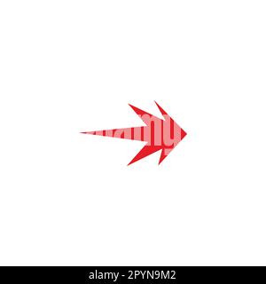 Bullet, fire geometric symbol simple logo vector Stock Vector