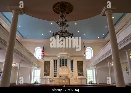 Interior shot of Christ Church, Alexandria, VA Stock Photo