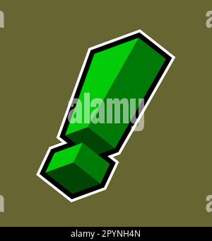 3d punctuation marks Stock Vector